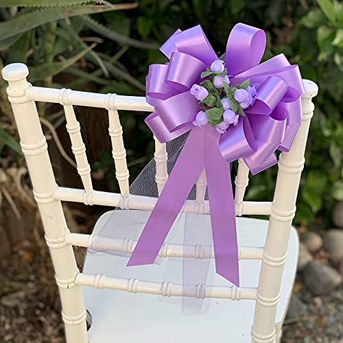 GiftWrap Etc. Lavender Artificial Silk Flower Roses - 12 Mini Bouquets of 12 Rosebuds, 144 Rosebuds Total, Valentine’s Day Wedding Decor, Easter Pastel Reception Flowers, Spring Anniversary Wreath - color: Lavender
