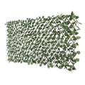 Patio Paradise 1PC Artificial Ivy Expandable Privacy Fence Screen Faux Greenery Wall Green Vines Leaf Hedge Outdoor Lattice Panels Covering for Apartment Balcony Deck Porch Backyard, Single-Side - color: Ivy Leaves