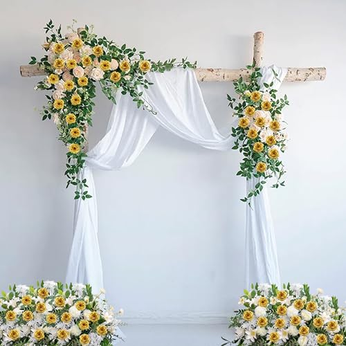 Rose Artificial Flowers, 50Pcs Gold Roses Head Flowers Bulk with Stem, 3 Inches Silk Rose Fake Flower Head for Wedding Party Home Decor DIY Baby Shower Centerpieces Tables Decoration(Gold) - color: Gold