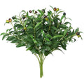 Faux Olive Branches, 18''Artificial Olive Stems,Perfect Greenery for Vase,Greenery for Centerpieces,Coffee Table,Home Decoration for Dining Room & Living Room,6pcs