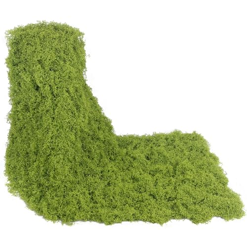 FAICOIA Artificial Moss Rug Table Runner Rolls Fake Moss Blanket for Decorating 12" x 79" Artificial Grass for Plants Indoor Light Green Faux Grass Mat for Planters Crafts Fairy 30 x 200cm - color: Light Green, 12 x 79 Inch/30x200cm