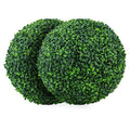 Sunnyglade 2 PCS 19.7 inch 4 Layers Artificial Plant Topiary Ball Faux Boxwood Decorative Balls for Backyard, Balcony,Garden, Wedding and Home Décor (19.7 inch) - size: 19.7 inch