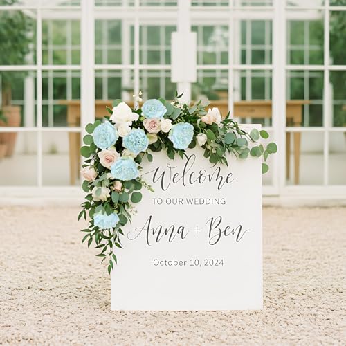 16pcs Peony Artificial Flowers Blue Fake Peonies Bulks Silk Peonies Flowers Faux Peony Flowers Heads with Stems for Home DIY Wedding Party Festival Baby Shower Decorations (Blue) - color: Blue