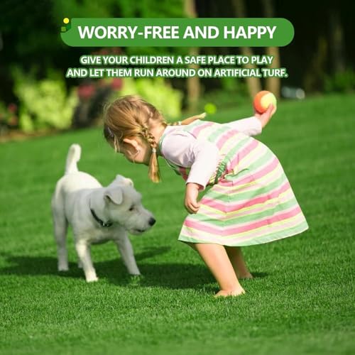 Artificial Grass for Dogs Pee Tray Fake Grass Mat for Professional Puppy Potty Trainer Replacement Dog Grass Pad for Indoor and Outdoor (78.7 x 39.4 Inch (Pack of 1)) - size: 78.7 x 39.4 Inch (Pack of 1)
