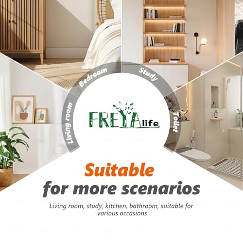 Freyalife 1Pcs Fake Plants Eucalyptus,Artificial Potted Faux Hanging Plants for Vintage Boho Home Living Bedroom Kitchen Farmhouse Bathroom Office Desk Book Shelf Wall Room Accessories Decor Indoor - color: Eucalyptus