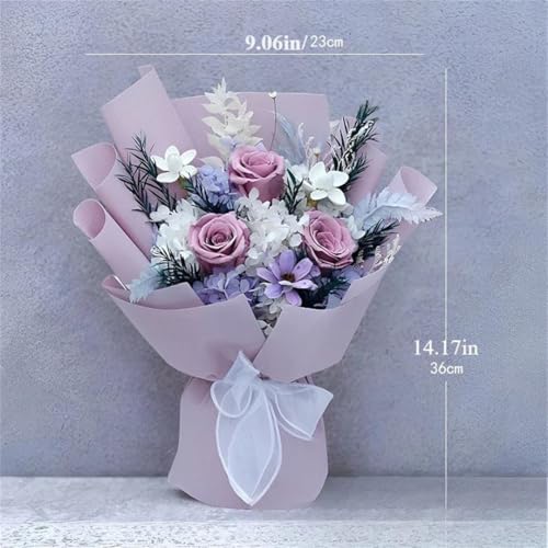 Flowers for Bouquet Women Mom Grandma Wife Friends - color: C