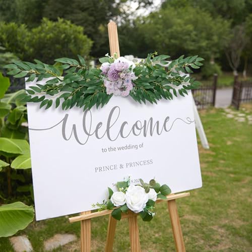 BSMYBO 24pcs Artificial Italian Ruscus Greenery Stems Picks 22" Faux Silk Greenery Filler Plant for Vase Green Willow Leave Branches for Table Centerpieces, Wedding Arch Backdrop, Floral Arrangement - color: Green