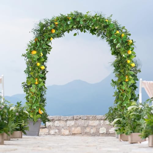 3 Strands Odorless Artificial Vines, 6FT Silk Ivy Garland, Fake Greenery Hanging Plants, Decoration for Party, Wedding, Room. - color: With Led