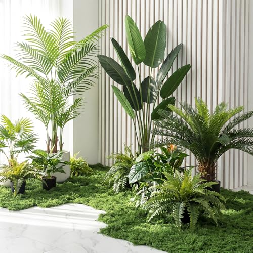 Zeyune 1 Pcs Artificial Moss Table Runner for Wonderland Tea Party Decoration Fake Moss Sheet Roll Waterproof for Enchanted Forest Fairy Decor Holiday Garden Wedding Birthday (79 x 39 Inch,Green) - color: Green, size: 79 x 39 Inch