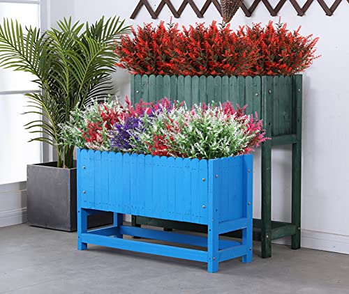 RECUTMS Spring Fall Decoration, Artificial Fake Outdoor Plants Flowers, 36 Pcs Faux Fall Orange Flower for Planter Pot UV Resistant for Outside Porch Home Patio Garden Window Box Decoration(Orange) - color: Orange, size: 36 Bundles