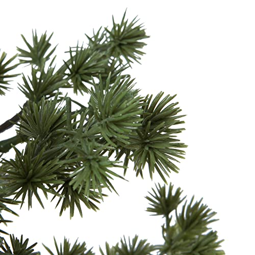 Vickerman Everyday Artificial Potted Pine Bonsai Tree 12" - Lifelike Home Or Office Decor - Premium Faux Potted Bonsai Tree - Maintenance Free Bonsai Plant