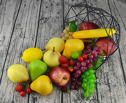 Artificial Lemons Simulation Lifelike Small Lemons Fake Fruit for Home Kitchen Wedding Party Decoration Photography 20pcs Set (Yellow) - size: 20 Pcs - Normal Size