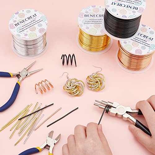 BENECREAT 12 Gauge Jewelry Craft Aluminum Wire 100 Feet Bendable Metal Sculpting Wire for Craft Floral Model Skeleton Making (Blue, 2mm) - color: Blue, size: 12 Gauge