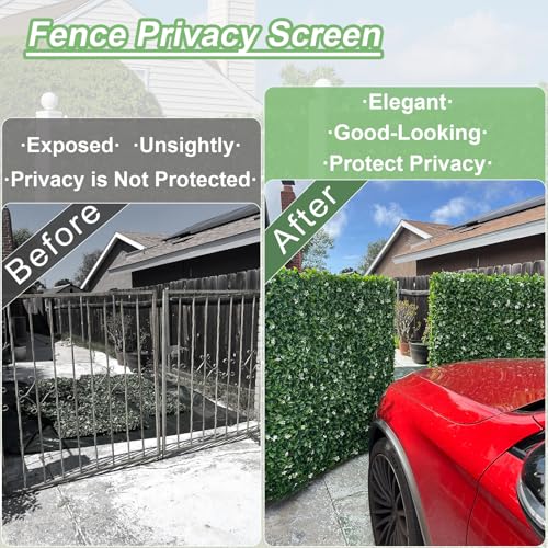 Luyue 10"×10" Artificial Grass Wall Panels Greenery Wall Backdrop Flower Hedge Panel Green Grass Backdrop Boxwood Plant Panels for Home Decor Ooutdoor Garden Balcony Fence Screen - color: 10"×10"
