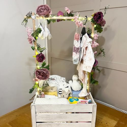 Peony Flower Garland, Rose Flower Swag, 6' Wedding Arch Flowers for Wedding Decor Home Table Runner Mantle Party Decor(Dusty Peony Garland) - color: Purple Peony Garland