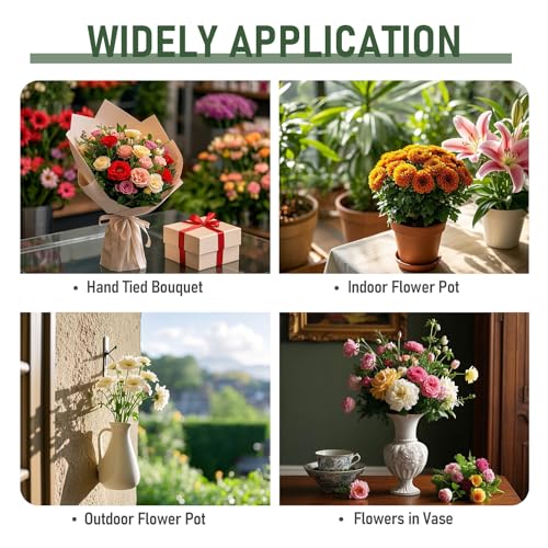RIDEHILL 3 Pack Floral Foam Blocks, 5.5" x 3.1" x 1.7" Flower Foam for Flower Arrangements Supplies, Wet and Dry Flower Foam Blocks Suitable for Fresh and Artificial Flowers in Decorations