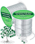 FIVEIZERO 12 Gauge&9 Gauge Aluminum Craft Wire,2mm/3mmArmature Wire for Sculpting, Bendable Metal Wire for Jewelry Making, Wire Wrapping, Floral Sculptures,Clay & Christmas Ornaments Crafting(Sliver) - size: 12+9 Gauge