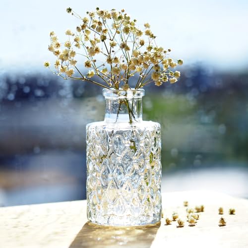 Fumete 200 Pcs Mini Dried Baby Breath Flowers 3000+ Wedding Ivory White Flowers Bulk 2-4 in Dried Artificial Gypsophila for Wedding Decor Boho Invitation Resin Candle DIY Art Crafts Making Bouquet