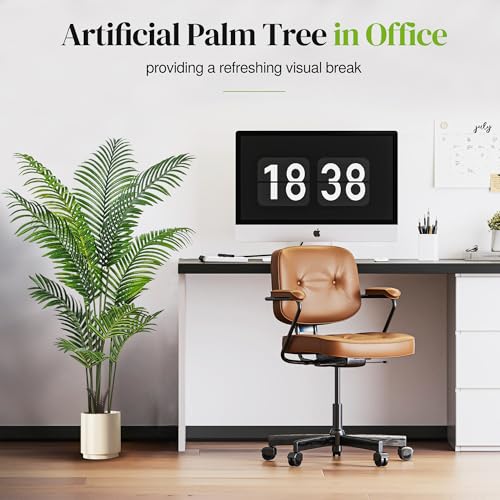 Suntee 5ft Artificial Palm Tree, 2 Pack Artificial Plants Indoor for Office Living Room, Tall Fake Trees Tropical Areca Floor Plant, Large Fake Plants Porch Garden Patio Decor - size: 5 FT-New