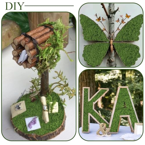 Fake Moss Rug Roll Moss Mat for Decoration 12" x 71" Artificial Moss Blanket for Plants Indoor Dark Green Faux Grass for Planters Crafts Table Runner DIY Fairy Garden Wedding 30 x 180cm - color: Dark Green, 12 X 71 Inch/30x180cm