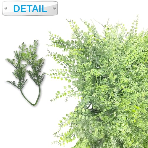 Patio Paradise 20"x20" (6PC) Artificial Grass Wall Panels Greenery Backdrop Faux Boxwood Hedge Fake Ivy Privacy Screen for Outdoor Wedding Décor Photography Background, Fern - color: Fern, size: 20"x20"