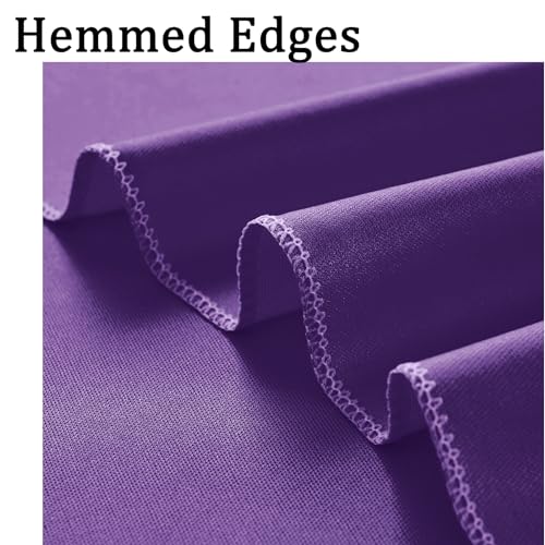 10x8 ft Wrinkle Free Purple Backdrop Curtains for Parties, Tihck Fabric Backdrop Drapes for Mermaid Birthday Wedding Photography Background Baby Shower Home Decor - color: Purple, size: 10ftx8ft