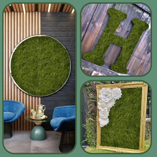 Fake Moss Rug Dark Green 39" x 79" Faux Moss for Table Runner Decorating Artificial Grass for Indoor Plants Wall Crafts DIY Table Centerpieces Fairy Woodland Garden Floral Wedding 100x200cm - size: Dark Green-39" x 79"/100x200 cm