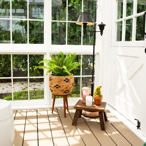 Nearly Natural 23in. UV Resistant Artificial Boston Fern Plant with Real Touch Leaves (Indoor/Outdoor)