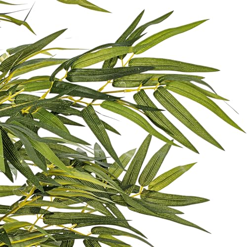 Vickerman 6' Tall Artificial Potted Green Bamboo Tree - Lifelike Home Decor