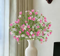 Wildflowers Artificial Flowers 18 inch Silk Spring Flowers Summer Flower Bouquet for Home Wedding Party Table Centerpieces Floral Arrangements 5 Pack, Pink - color: Pink