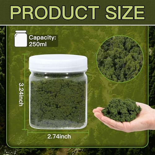 Tree Powder Model Green Plant Tufted for DIY Miniature Lowland Shrub Bushy Tuft Architecture Building Model Railway Fairy Garden Diorama Scenery