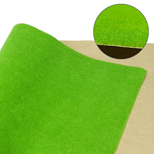CP102 Artificial Model Grass Mat Trains Light Green 40x100cm or 15.7'' x 39'' for Decoration Craft Scenery Model DIY - color: Light Green