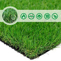 Petgrow Artificial Grass Turf 9FTX82FT(739 Square FT)- Realistic & Thick Synthetic Fake Grass Mat for Outdoor Garden Landscape Pet Dog Grass Rug Faux Turf - size: 9FTX82FT(739 Square FT)