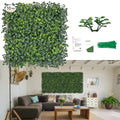Grass Wall Panels 10 PCS 10"x 10" Artificial Boxwood Panels with 50 Zip Ties, Fake Greenery Backdrop Wall Grass Backdrop Artificial Plant Walls for Outdoor Indoor Garden Fence Backyard and Decor - size: 10x10Inch 10PCS