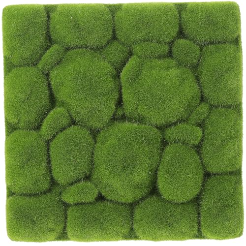 FOMIYES Artificial Moss Mat Wall Moss Panel DIY Synthetic Turf Landscape Artificial Grass Mats Lawn Carpet Wall Background Decor for Wedding Home Backyard Patio Balcony Decor