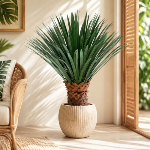 Artificial Agave Plant Black Pot 37 Inch Tall Faux Agave with Removable White Coating Realistic Fake Floor Plant Indoor Outdoor Front Porch Patio Doorstep Home Office Hotel Desert Style Decor - color: Agave Plant 37in