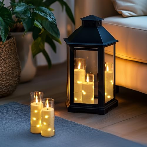 Homemory Ivory Flameless LED Candles with Remote Control & Timer, Battery Operated Star Lights, Fake Candles, Star Lights Set of 5 for Wedding Decor - color: White-5pcs, size: 5pcs, D2.2"x H5"5"6"7"8"