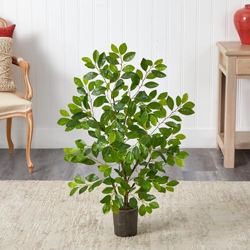 Nearly Natural 3ft. Ficus Artificial Tree in Planter