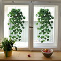 2 Sheets Green Plants Leaves Wall Decals Peel and Stick Hanging Vines Wall Stickers Removable Vinyl Waterproof Wall Decor for Bedroom Living Room Bathroom Classroom Decorations - style: Green Plants Leaves