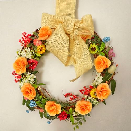 Yinsun 50pcs Mini Orange Roses Artificial Fake Flower Heads, 1.57” Real Touch Orange Silk Fake Flowers for DIY Dinner Party Day of The Dead Decoration - color: Orange, size: 1.57 Inch