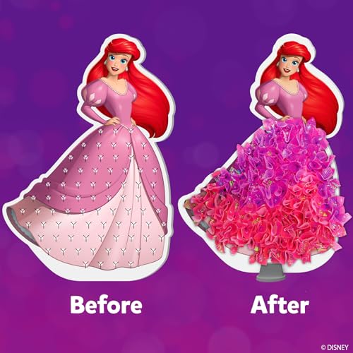 Skillmatics Poke-in Art - Disney Princesses, Mess-Free Fun for Kids, Screen-Free Entertainment, DIY Wood Craft Kits, Creative Activity, Gifts for Girls Ages 4, 5, 6, 7, 8, 9 - style: 3. Disney Princess
