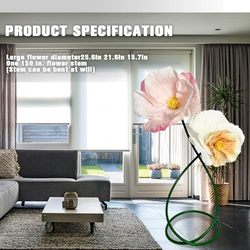 Pink White Champagne Gold Flowers Decoration for Party - color: L-mixed Color-d