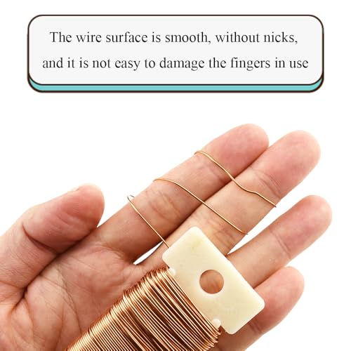 HAHIYO 22Gauge Rose Gold 3Roll Total 115Yards(345Feet) Metal Floral Wire Flexible Paddle Wire for Crafts Christmas Wreaths Tree Flower Arrangement Bouquet Wrapping Wedding DIY - color: RoseGold, size: 22Gauge-3P/115Yards