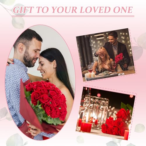 Cliselda 72pcs Red Roses Artificial Flower in Bulk, Realistic Velvet Silk Faux Roses for Wedding Centerpieces, Bridal Bouquets, Home Decor, Anniversary, Valentine's Day Gifts, Mother's Day Decorations - color: Red