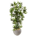 Nearly Natural 4ft. Bamboo Artificial Tree in Sand Colored Bowl