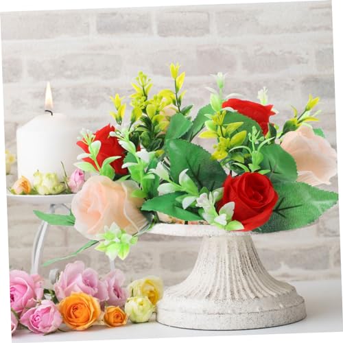 MAGICLULU Artificial Flower Centerpiece for Weddings Realistic Faux Floral Arrangement for Home Decor and Decor and Tabletop Decoration