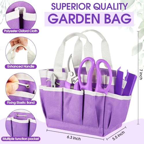 207 Pcs Flower Arrangement Supplies Florist Garden Tool Gift Kit for Women Include Purple Bag Thorn Remover Rose Stripper Outdoor Hand Tools Stem Pruning Shear Gloves Stem Wire Etc Wedding DIY Kit - color: Purple
