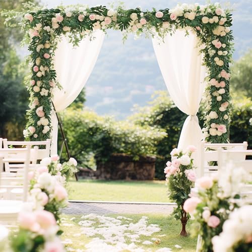 3 Strands Odorless Artificial Olive Leaf Vines, 73'' Silk Ivy Vine Garland with Green Leaves, Fake Hanging Plants Greenery Decor for Home, Bedroom, Wall, Party, Wedding Decoration. - color: Green 4