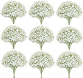150 Pcs Babys Breath Artificial Flowers,Artificial Babys Breath Flowers,Fake Flowers Silk Plastic Artificial Gypsophila Realistic Flower for Wedding Home DIY Decoration (150 PCS)