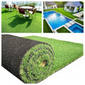 Petgrow Realistic Synthetic Artificial Grass Turf 0.8inch,Thick Faux Fake Grass Indoor Outdoor Landscape Lawn Pet Dog Turf Carpet for Garden Backyard Balcony - size: 5FTX6FT